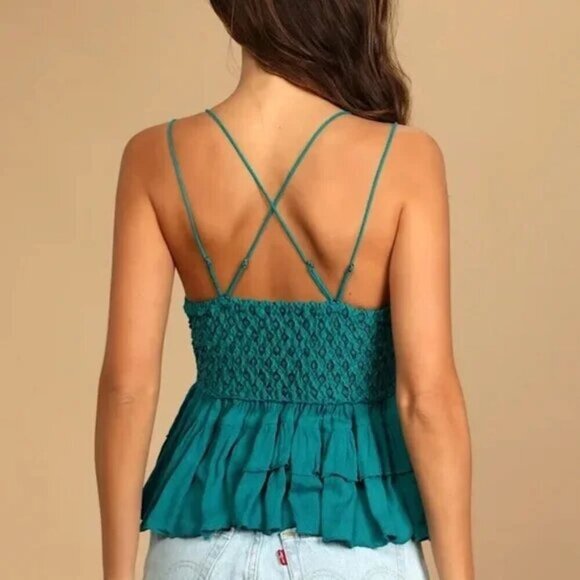 Free People Intimately Adella Lace Cami Size XS NWT - Picture 3 of 7